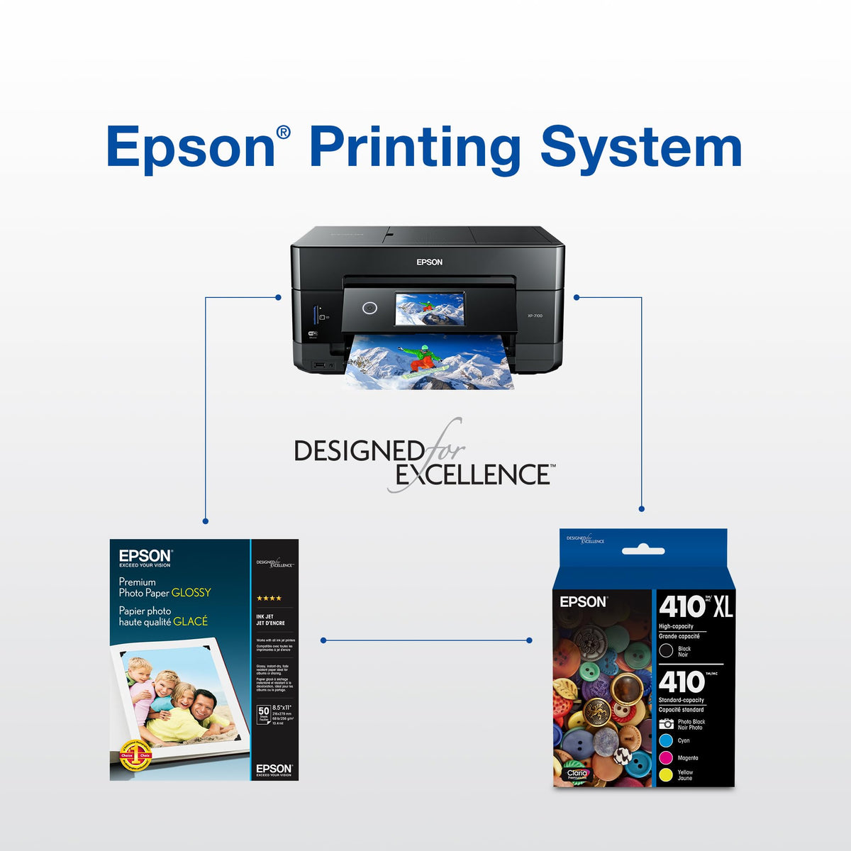 Epson Photo black / High Yield (Pack of 2) / High Yield Inkjet Ink Cartridges