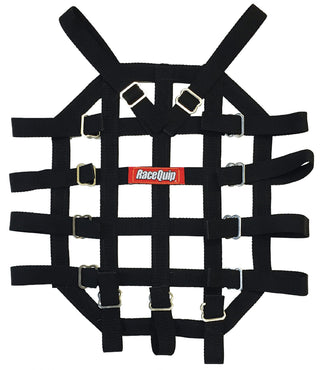 ® 820995RQP Roof Net Adjustable - Black - Quarter Midgets by RaceQuip – Standard, Plastic, Black