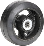 Global Industrial 5/8 Mold-On Rubber Wheel - Axle Size 5/8", 5" x 2"