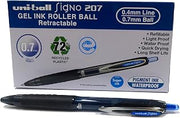 Uni-Ball Rollerball gel ink Signo UMN-207E Blue 0.7mm box 12 pcs