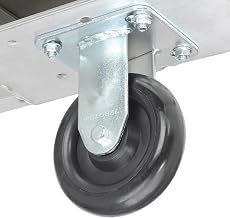 Global Industrial 5" Polyurethane Wheel, Medium Duty Swivel Plate Caster, 250 lb. Capacity