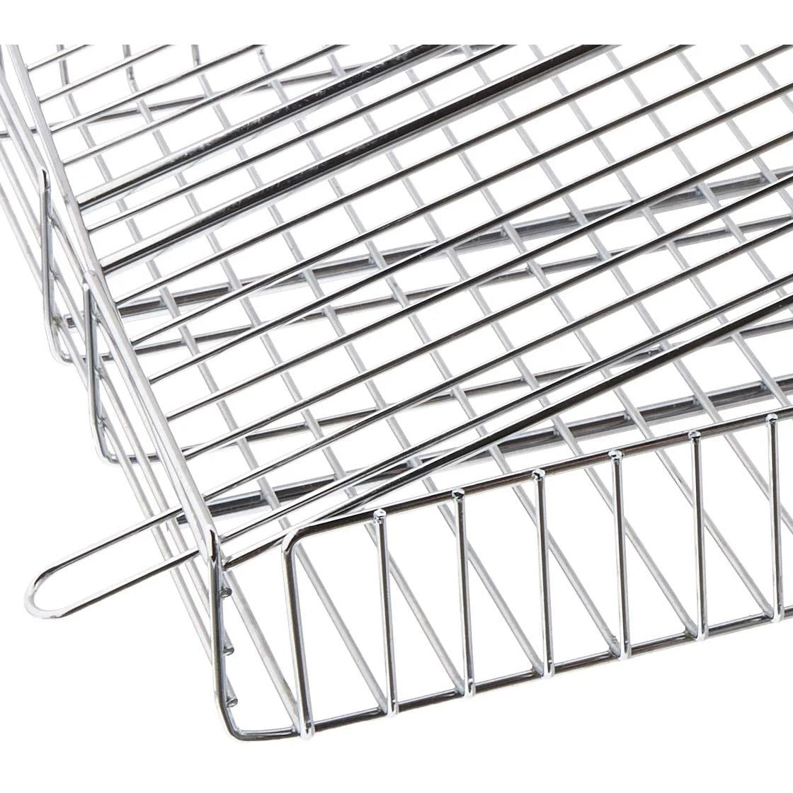 Outset QC71 Chrome Grill Basket, 11 7/8" Wide, Silver - Default Title