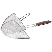 Outset QC76 Chrome Quesadilla Grill Basket, 12" Wide, Silver - photo 2