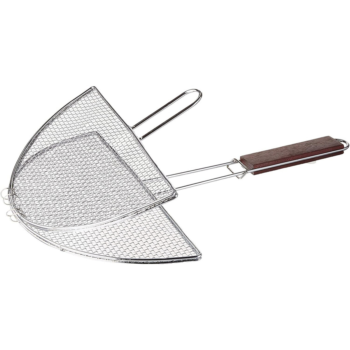 Outset QC76 Chrome Quesadilla Grill Basket, 12" Wide, Silver - photo 2