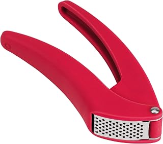 Kuhn Rikon Easy-Clean Garlic Press, Red