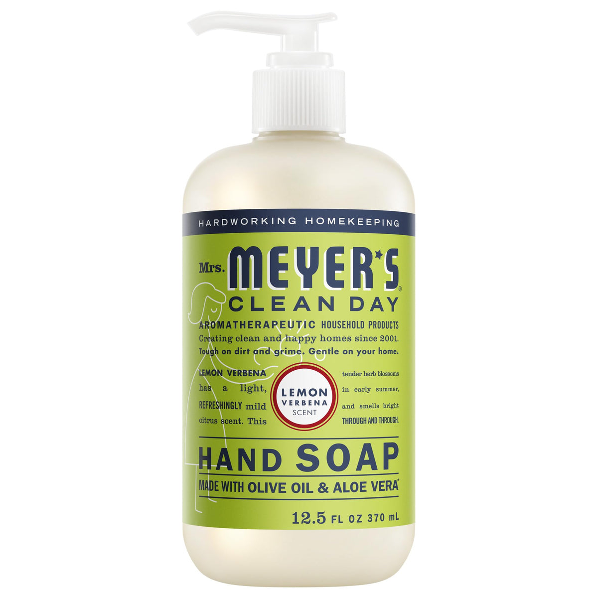 Mrs. MEYER'S Lemon Verbena / 12.5 Fl Oz (Pack of 1) / 1 Hand Wash