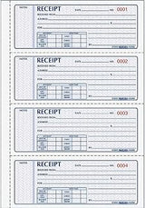 MRediform Money Receipt Collection Forms, 2-Part, Carbonless, 7" x 2 3/4", Set of 400