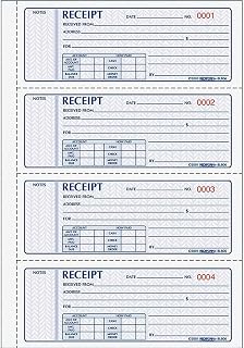 MRediform Money Receipt Collection Forms, 2-Part, Carbonless, 7" x 2 3/4", Set of 400