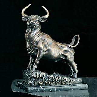 Bey-Berk International 15.75H in. Bull Cracking 10,000 Mark - Limited Edition