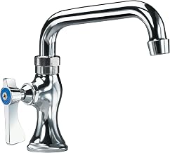 Krowne Silver Series Single Pantry Faucet – 17"L x 14"W x 8"H, Brass, Silver, Model 16-109L