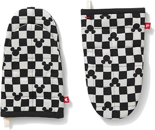 hedley & bennett Charcoal Disney's Mickey Mouse Oven Mitts