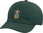 Cute Sugar Skull in Sombrero Pocket Fiesta Adjustable Baseball Hat