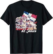Yo soy de Janico, Dominican Flag, bandera dominicana T-Shirt