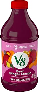 V8 Beet Ginger Lemon 100% Vegetable Juice, 46 fl oz Bottle