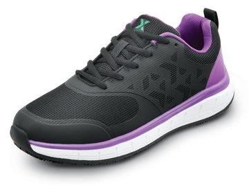 Womens Black/Purple Wake MaxTrax Soft Toe SRO Athletic 8.5 M by SR Max – 8.5, Black/Purple