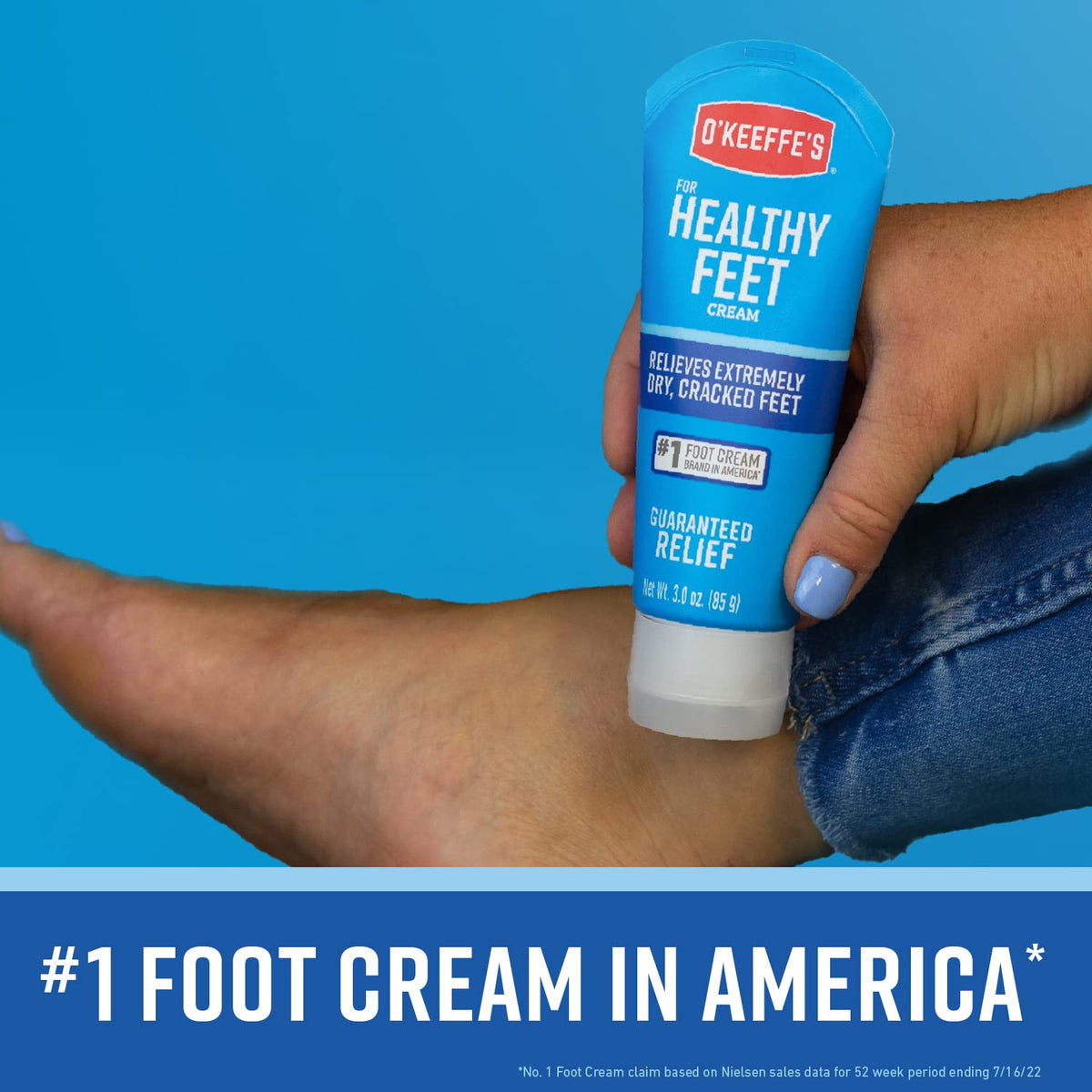 Working Hands Hand Cream (3 oz Tube) and Healthy Feet Foot Cream (3 oz Tube) - Repairing Skincare for Extremely Dry by O'Keeffe's – 3 Ounce (Pack of 2), 2, Model 02800I+02900I
