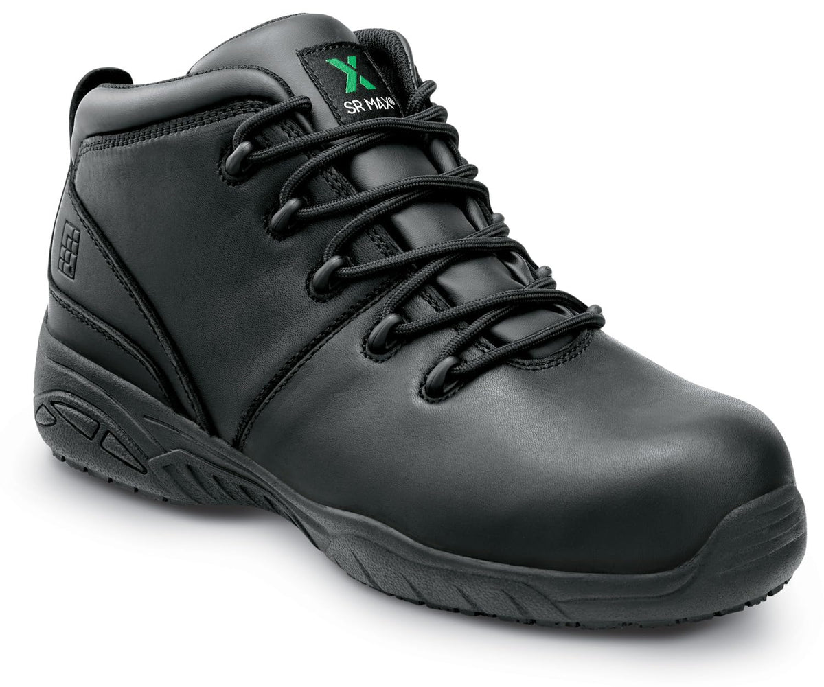 Mens Black Sitka MaxTRAX Composite Toe Waterproof SRO Hiker 14.0 M by SR Max – 14, Leather, Black