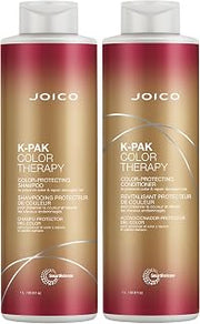 Joico K-PAK Color Therapy Color-Protecting Shampoo and Conditioner | For Color-Treated Hair | Boost Shine | Improve Elasticity | Repair Breakage | Rebuild Damaged Hair | With Keratin & Argan Oil