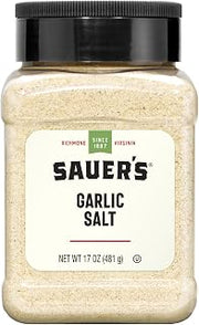 Value, Garlic Salt, 17 Ounce (Pack of 1) | Sauer's Value, Garlic Salt