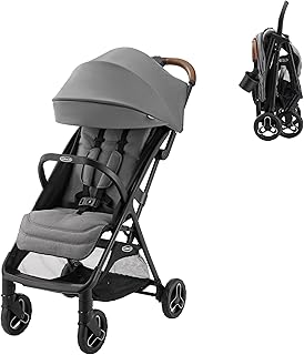 Graco Ready2Jet Compact Stroller Overhead Friendly Compact Travel Stroller with Automatic Fold, Kingston