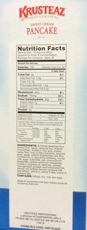 SWEET CREAM PANCAKE Mix 5lbs. (2-Pack) Restaurant Quality by Krusteaz – 80 Ounce (Pack of 2), Pack of 2, Model 731-0144