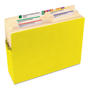 SMD73223 - 73223 Yellow Colored File Pockets by SMEAD – Letter, Colored stock, Yellow, Model 25759