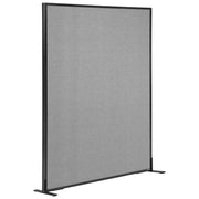 Freestanding Office Partition Panel by Global Industrial – Alloy Steel, Grey, Model 238637FGY
