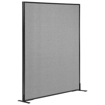 Freestanding Office Partition Panel by Global Industrial – Alloy Steel, Grey, Model 238637FGY