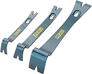 Estwing 3-Piece Pry Bar Set, Forge Steel Pry Bars - 5.5", 7.5" & 10", PB3PC