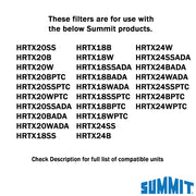 Replacement Filters for HRTX Recirculating Range Hood Line by Summit Appliance – Aluminum, Pack of 2, Model HRTXFILTERSET