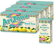 Arizona Decaffeinated Lemon Tea Boxes | Cane Sugar | 6.75 Fl Oz (32 Pack)
