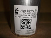89M95-100335-30 Capacitor 80+5 @ 370V Round by Lennox – Model 89M9501