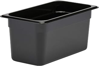 Cambro 36CW110 Food Pan 1/3 X 6" Camwear Black Case of 6