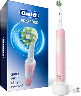 Oral-B Pro 1000 Rechargeable Electric Toothbrush, Pink