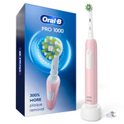 Oral-B Pink / 1 Count (Pack of 1) with 3 Brush Heads / Bundle with Brush Heads Toothbrush Replacement Heads