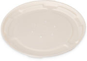 DINEX DXHH87 Polystyrene High Heat Disposable Plastic Dishware Round Soup Bowl Lid,, 19" Length, 4" Width, 12" Height, White 