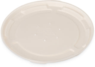 DINEX DXHH87 Polystyrene High Heat Disposable Plastic Dishware Round Soup Bowl Lid,, 19" Length, 4" Width, 12" Height, White 