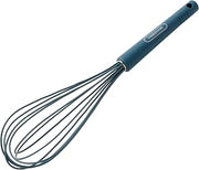 Farberware Pro Silicone Whisk, Orion Blue - Heat Resistant to 450F, Ergonomic Handle, Safe for Nonstick Cookware, Dishwasher Safe Kitchen Whisking Tool