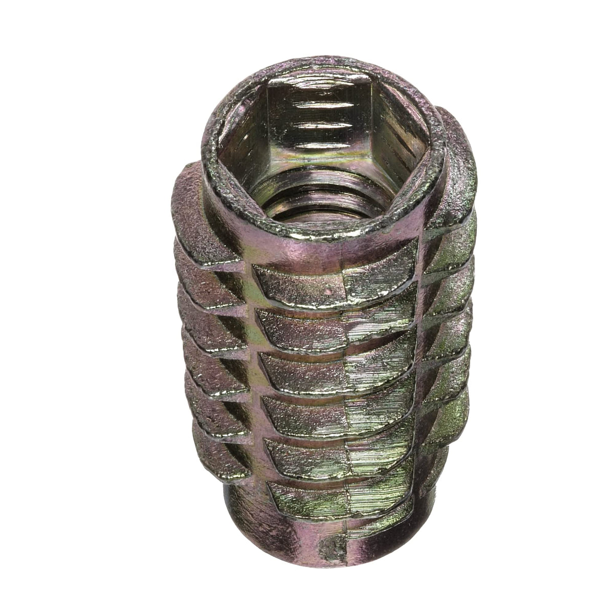 E-Z LOK 5/16"-18 Internal Threads, 0.984" / Silver / (Pack of 25) Threaded Inserts
