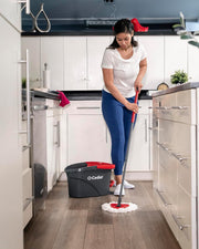 O-Cedar Easywring Spin Mop & Bucket + Lavender Pacs / EasyWring + Lavender PACS / 1 Mops & Bucket Sets