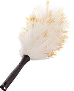 Commercial StarDuster Lambswool Duster with Handle Case of 6 LWDU0 | Ideal for Dusting Shelves, Surfaces, and High Access Areas; used with any Unger cone or ACME thread; Gentle on Surfaces