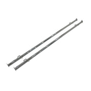 Clamp-On Hangrail for Double Bar Racks 60" (Pack of 2) by Econoco – 60", Metal, Multicolor, Pack of 2, Model KH2