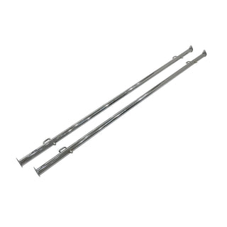 Clamp-On Hangrail for Double Bar Racks 60" (Pack of 2) by Econoco – 60", Metal, Multicolor, Pack of 2, Model KH2