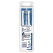 Floss Action Replacement Electric Toothbrush Heads - 3ct by Oral-B – 3 Count (Pack of 1), Plastic, White, Model EB25-3