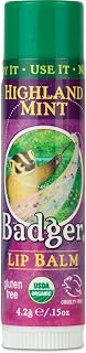 Badger Highland Mint Classic Lip Balm - 0.15oz Stick