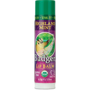 Highland Mint Classic Lip Balm - 0.15oz Stick by Badger – 0.15 Ounce (Pack of 1), Mint, Model 22502