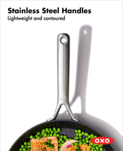 Professional 12" Frying Pan Skillet by OXO – 12" Frying Pan Skillet, 12.0 inches, Ceramic, Black, Model CC004742-001