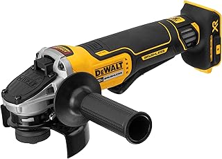 DEWALT 20V MAX* Angle Grinder Tool Cordless Brushless, 4 1/2 Inch, with Paddle Switch and Kickback Brake, Tool Only (DCG413B) | Paddle Switch, Kickback Brake, Tool Only