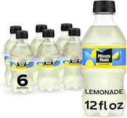 Minute Maid Lemonade Bottles, 12 fl oz, 6 Pack | Made with real lemon juice from concentrate