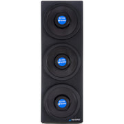 San Jamar 3 Tiers / Black / Black Trim Rings Cup Carriers